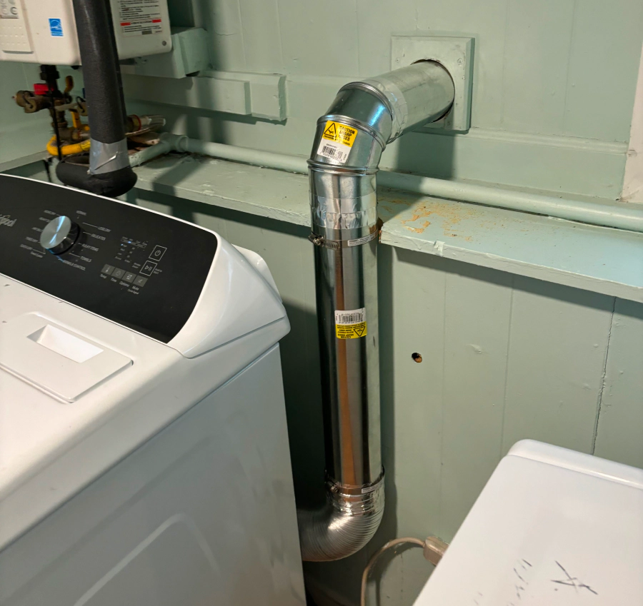 dryer vent installation